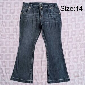 Vintage 90's LL Cool J Womens Super Flare Jeans Size 14W